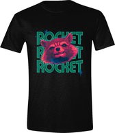 Guardians of the Galaxy Vol 3. - Rocket Head Space T-Shirt - XL
