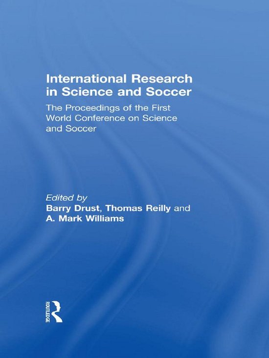 International Research in Science and Soccer - cover