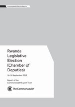 Rwanda Legislative Election (Chamber of Deputies)