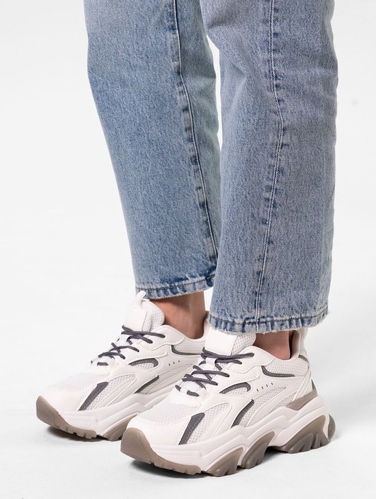 Sacha - Dames - Witte chunky sneakers