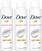 Dove Powder Soft Deo Spray - 3 x 150 ml