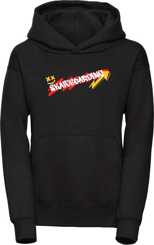 Hoodie - Sweater - Skateboarding - XL - Hoodie zwart