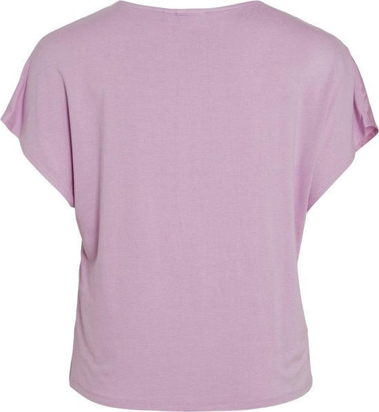 Vila VIELLETTE - Maglietta Donna A Maniche Corte Con Scollo A V, Leggera E Sostenibile