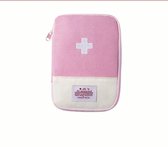 First Aid- medicijnen tas- EHBO tas- toilettas- Waterdicht-multifunctioneel- draagbaar-opbergtas-Roze