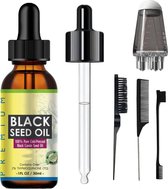BeautyFit® Black Seed Oil + Applicator - 100% puur - Zwarte Zaad Olie - Zwarte Komijn - blackseed voor haar en huid verzorging