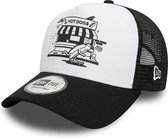 Casquette Trucker A-Frame noire Hot Dog Graphic New Era