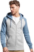 Superdry Essential Baseball Sweatshirt Met Volledige Rits Grijs XL Man