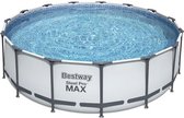 Bestway - Steel Pro MAX - Opzetzwembad inclusief filterpomp en accessoires - 457x122 cm - Rond