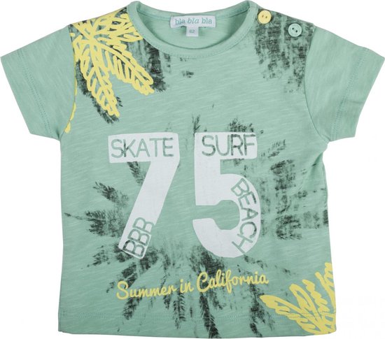 T shirt - Korte mouwen - Unie - Groen - Skate / surf - 3 maand 62