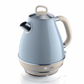Ariete 2869/05 - Vintage waterkoker - 2000 Watt - 1. 7 liter inhoud - draadloos - blauw