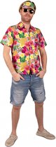 Hawaii blouse met Zonneklep Oranje - Maat 56/58