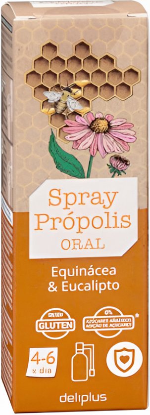 Foto: Wonder voor verkoudheid en immuunsysteem glutenvrije propolis orale spray 20 ml met echinacea en eucalyptus gemaakt van plantensoorten en ijslands korstmos vaarwel tegen hoest en keelproblemen