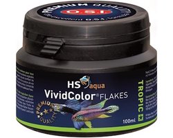 HS Aqua VividColor Flakes 100ML - Aquariumvoer - Vissenvoer