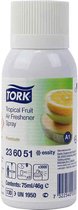 Tork Luchtverfrisser Spray met Tropisch Fruitgeur A1, aerosol (236051)- 5 x 12 x 75 ml voordeelverpakking