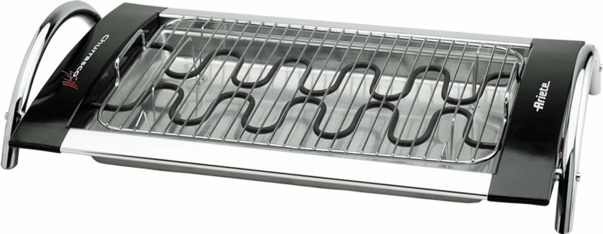 Ariete 0732/20 - Churrasco Grill - elektrische barbecue - - Tafel BBQ - Grillrooster 45 x 27 cm - bereik tot 250°c