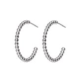 Zilver Oorringen Dames - Dames Oorringen - Zilveren Oorbellen - Zilver Hoepel - Silver Hoops Earrings - Amona Jewelry