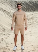 Muchachomalo Heren Sweater - Zand - Maat XL - Mannen Trui