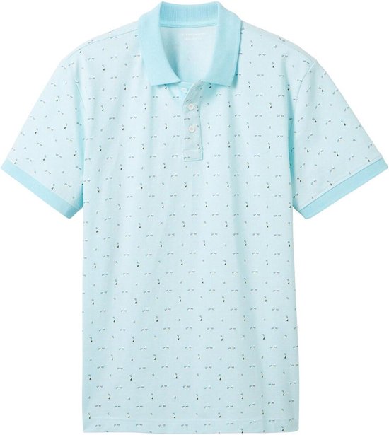 Tom Tailor Poloshirt Polo Met Print 1041860xx10 Mannen