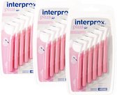 Interprox Plus Nano - 1.9 mm - Roze - 3 x 6 stuks - Voordeelpakket