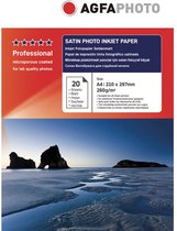 AgfaPhoto Professional Photo Paper 260 g Satin A 4 20 Sheets