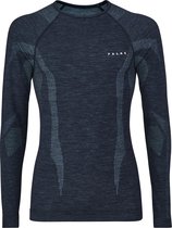 FALKE Wool-Tech Longsleeve warmend, anti zweet functioneel ondergoed Baselayer-Shirt heren blauw - Maat XXL