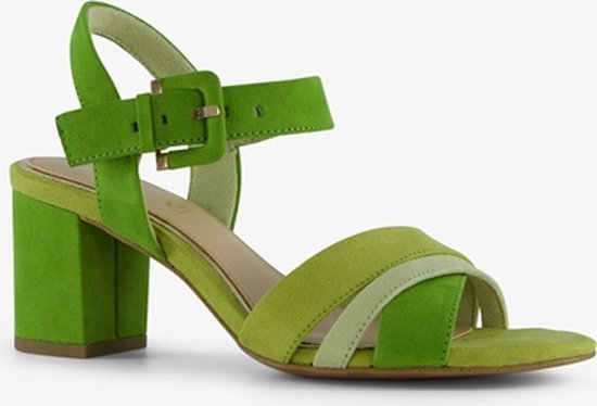 Nova dames sandalen met hak groen - Maat 39