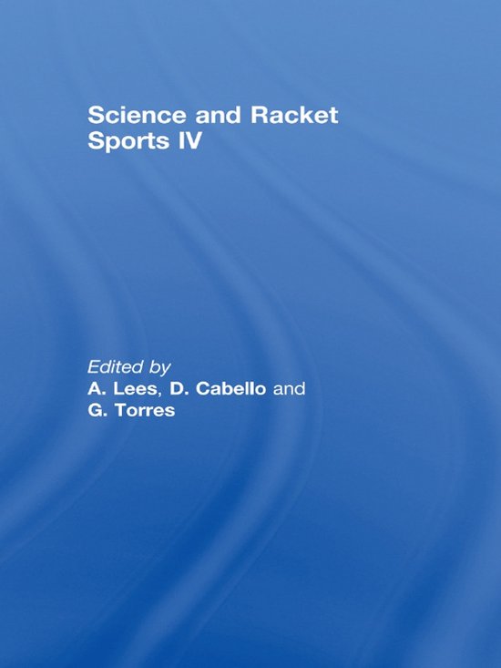 Science and Racket Sports IV - cover