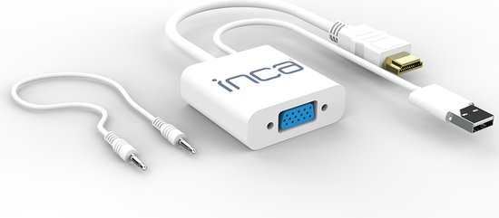 Inca IVTH-01 USB grafische adapter Wit | bol