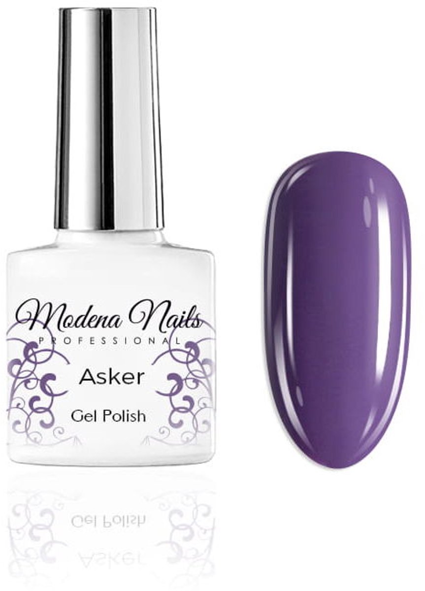 Modena Nails Gellak Autumn/Winter - Asker 7,3ml. - Paars, Turquoise - Glanzend - Gel nagellak - Gel nagellak