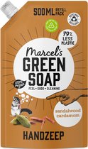 Marcel's Green Soap Handzeep Refill Sandelhout & Kardemom 6 x 500ml