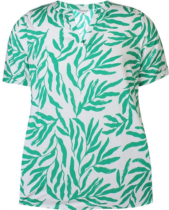 Zhenzi Ivanna 307 Top/ shirt groen maat XL = 54/56