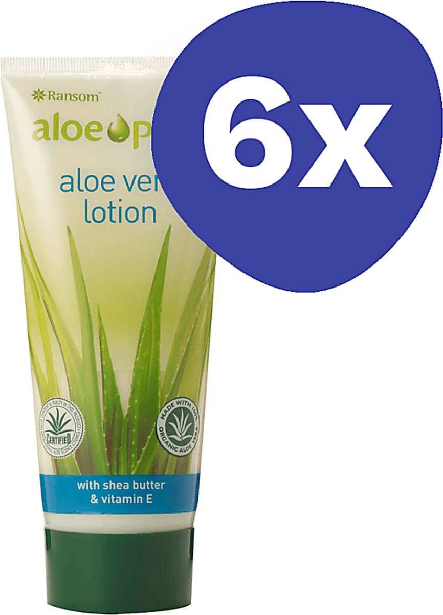 Goedkoopste Aloe Pura Aloe Vera Lotion met Shea Boter & Vitamine E (6x 200ml