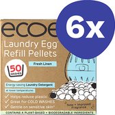 Eco Egg Wasbal Refill Pellets (50 wasbeurten) - Fresh Linen (6 refills)