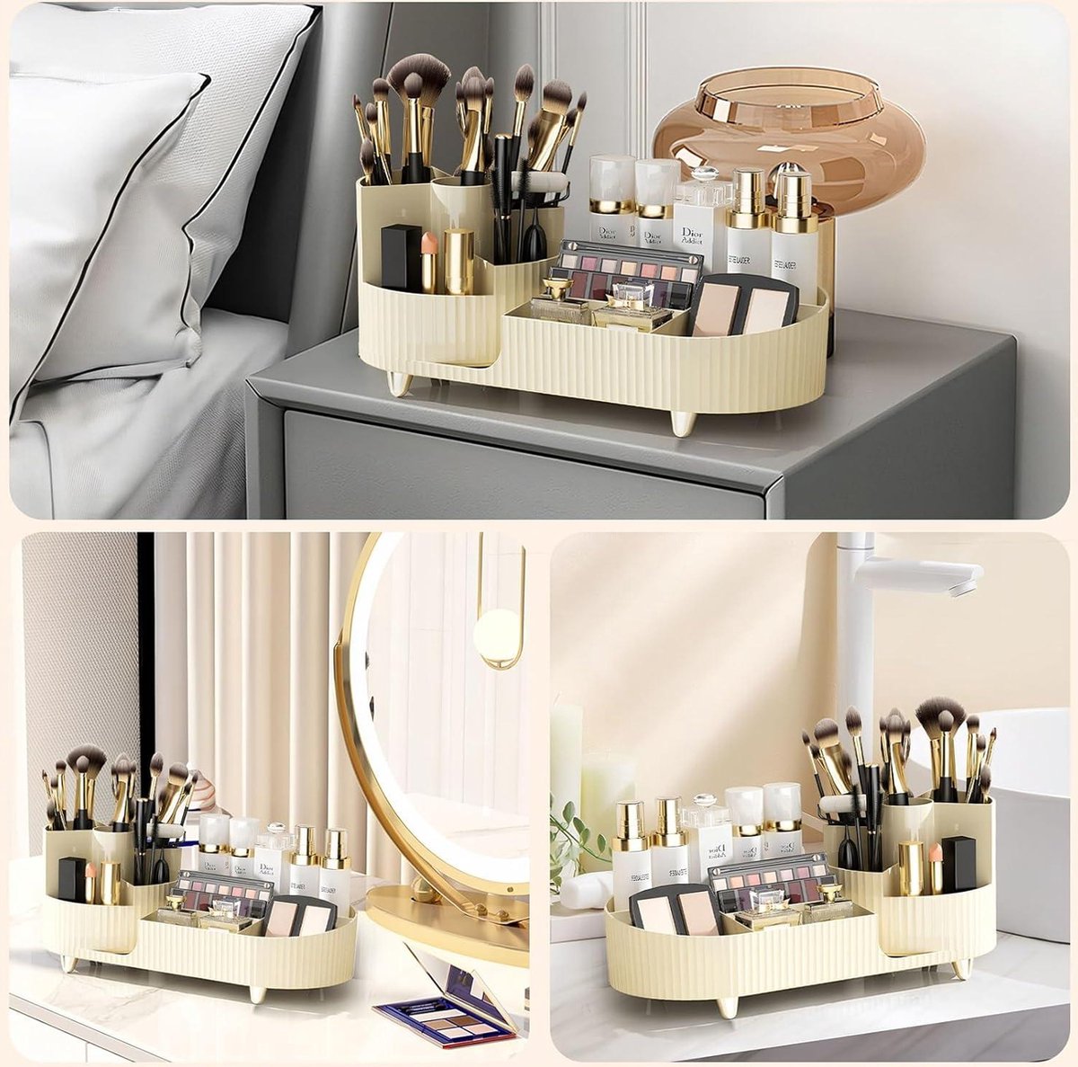 LOPHE 360° Rangement Pinceaux Maquillage, Rangement