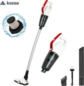 Kozoo Steelstofzuiger Draadloos - Zonder Zak - Op Accu - 4-in-1 - Vacuum Cleaner - Vlekkenreiniger - Draadloze Stofzuiger - Krachtig
