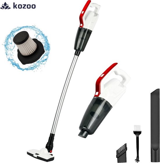 Kozoo Steelstofzuiger Draadloos - Zonder Zak - Op Accu - Kozoo - €59,99