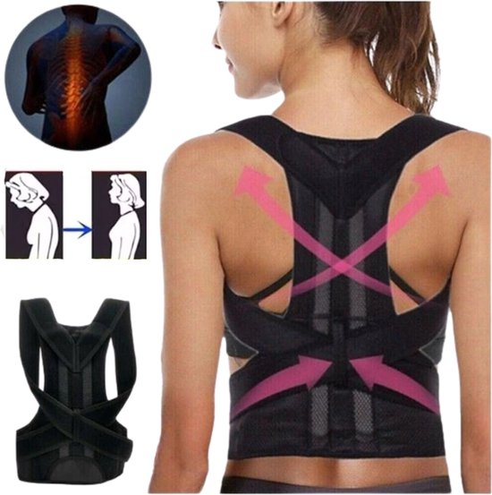 Correcteur De Posture Réglable Pour Enfants/adolescents - Tor De Soutien Dorsal Avec Sangles