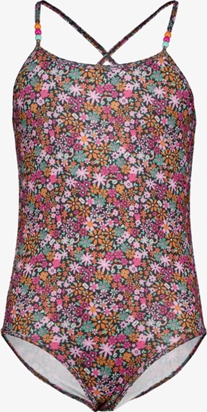 Osaga meisjes badpak met bloemenprint - Roze - Maat 110/116