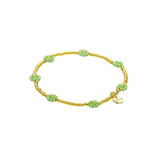 Nieuwe Collectie - Armband - Biba - Bloemen - Flower - Full Bloom - Groen