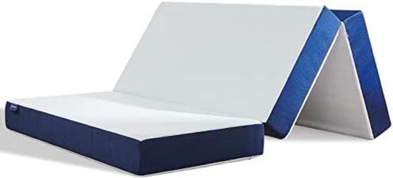 Natalia Spzoo Opvouwbare matras logeermatras met hoofdeinde 200 x 70 x 10 cm (Roze 1227