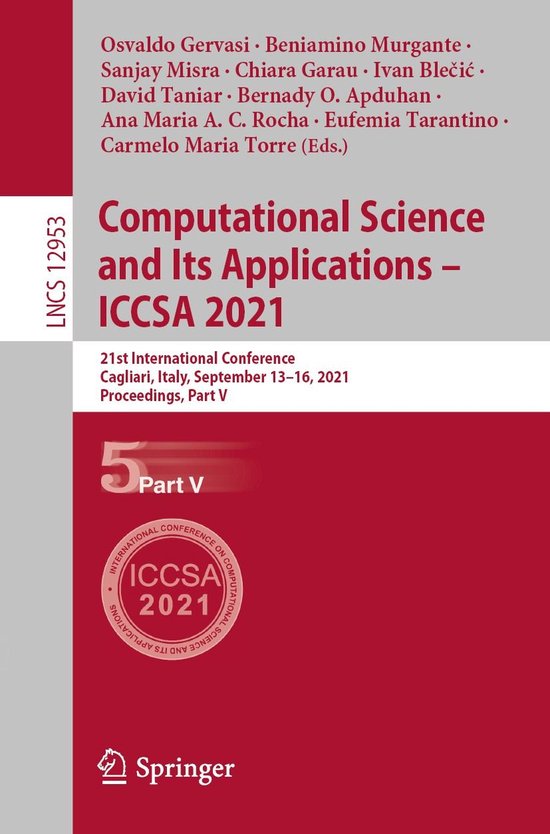 Springer Nature Proceedings Computer Science 5 - Computation ... - cover