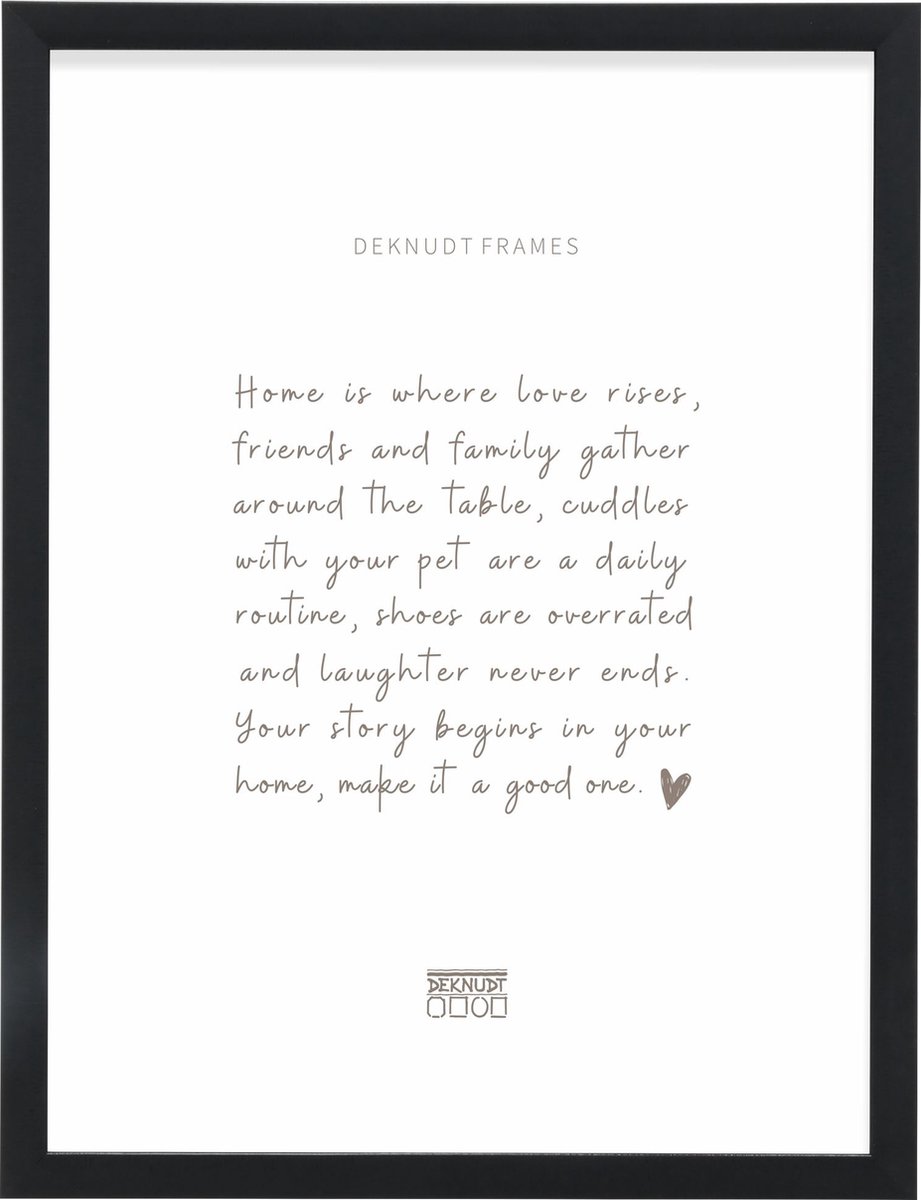 Deknudt Frames fotolijst S47EK2 - zwart - 30x40 cm