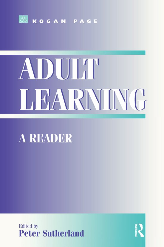Adult Learning: a Reader - cover