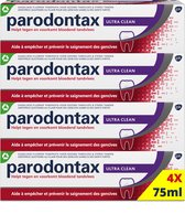 Parodontax Ultra Clean tandpasta quotidien contre les saignements des gencives 4 x 75 ml