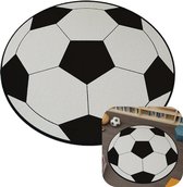 MIRO® Speel Tapijt Voetbal - Voetbal Tapijt - Kinderen - Speelmat - Vloerkleed - Speelkleed - Kinderkamer - Anti Slip - XL - 120 x 120 CM - Voetbal