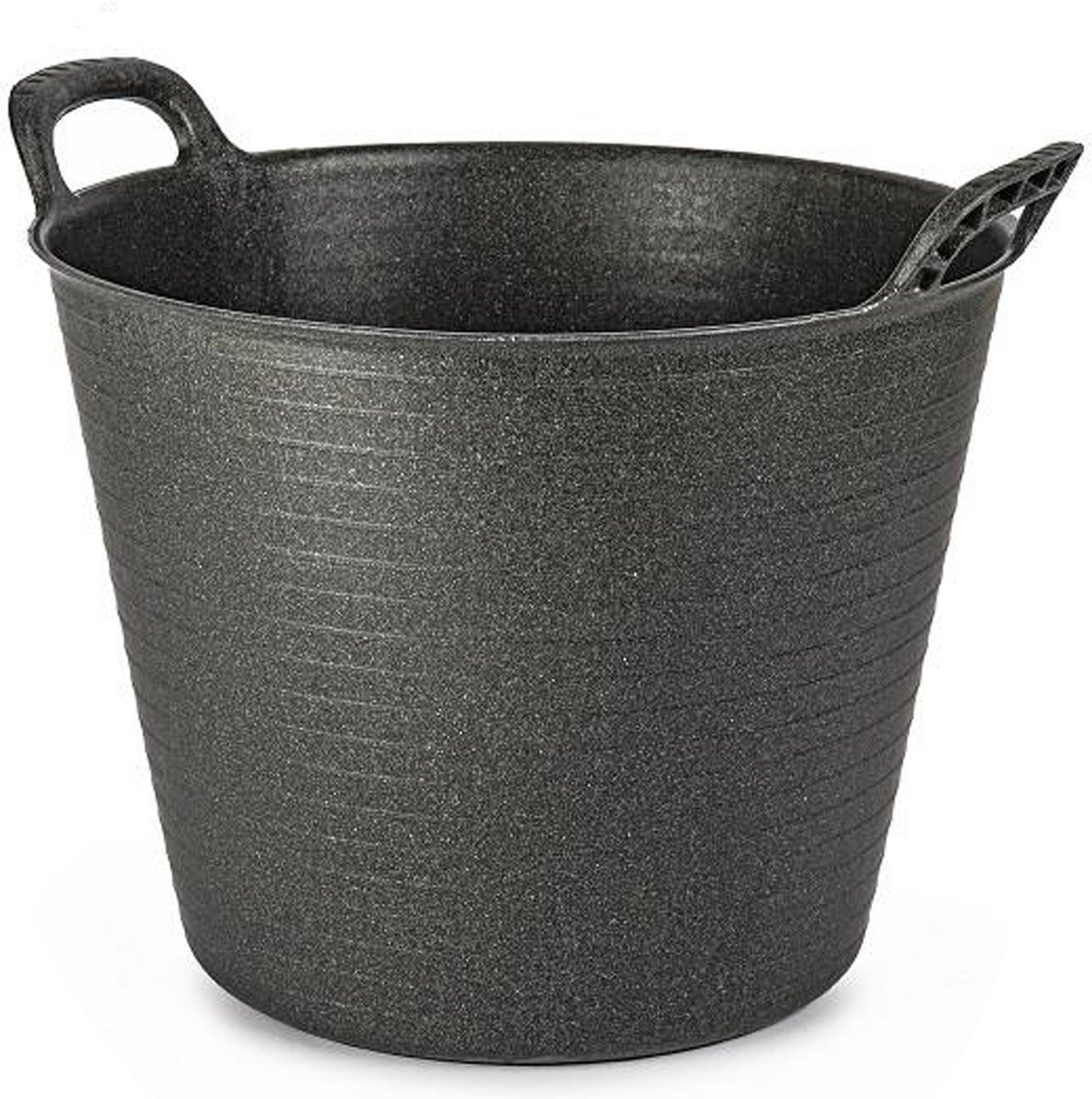 Haardblokken/houtblokken Opslag - flexibele emmer/kuip - zwart - 42 liter -38 x 45 cm - eco kunststof — cadeau in Cadeau-ideeën - foto 3