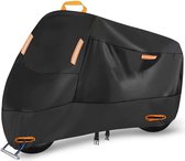 Motorhoes-Scooterhoes-Universeel Scooterhoes / Motorhoes - Waterdicht -210D Waterproof Motorcycle Cover Outdoor Indoor-Motorbike Cover Rain UV Dust Protective with 2 Lock Holes and 4 Reflective Strips and 1 Storage Bag for