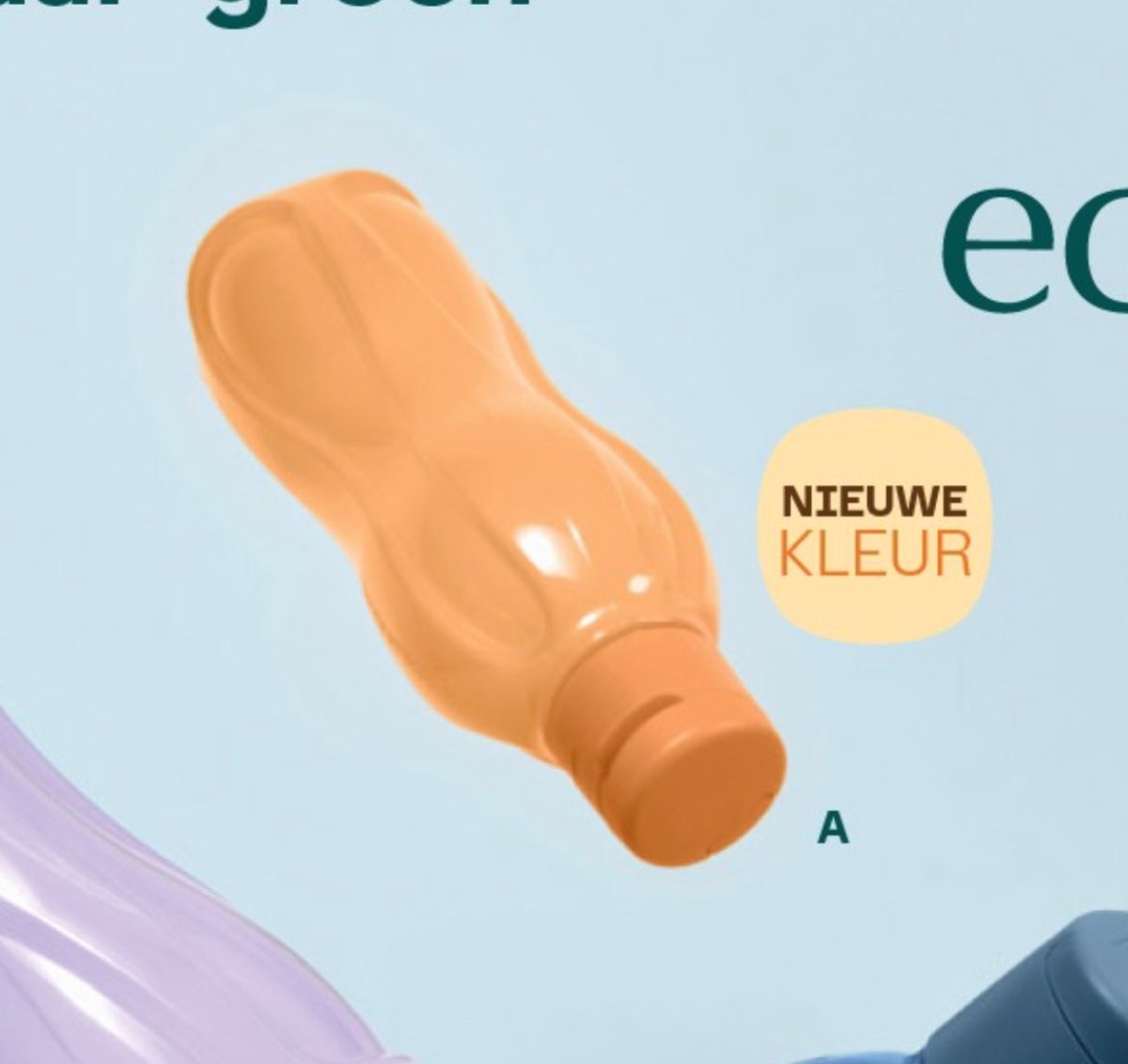 Tupperware ecofles plus 500ml oranje