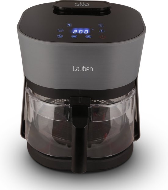 Lauben Airfryer Glass&Steam 4500W 150ml Grijs - Lauben - €132,00