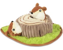 P.L.A.Y. - Forest Friends - Hondenspeelgoed - Chippy en Cheeks de Grondeekhoorns - 25 x 22,5 x 16 cm